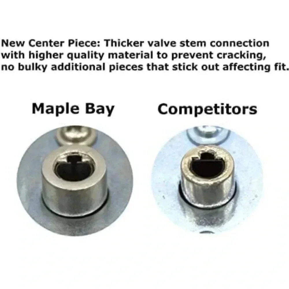 5 Pack‎ Stove Knobs Silver Replacement for Samsung